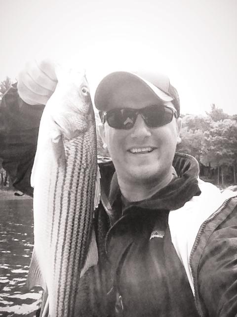 Kayak Trolling for Schoolie Stripers on the Gulf River