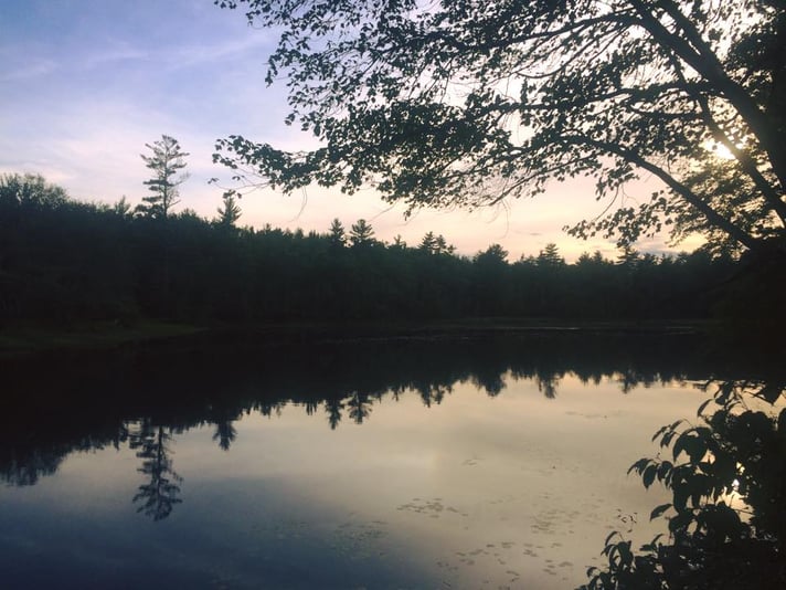 kayak fishing on the ossipee river